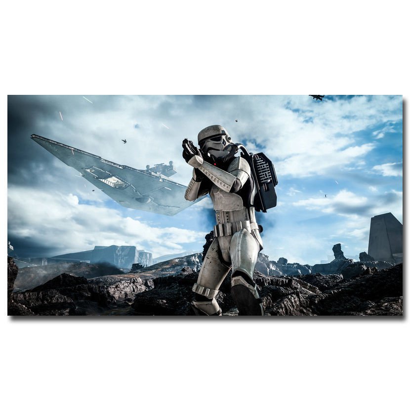 Star Wars Battlefront Game Poster Stormtrooper 32x24