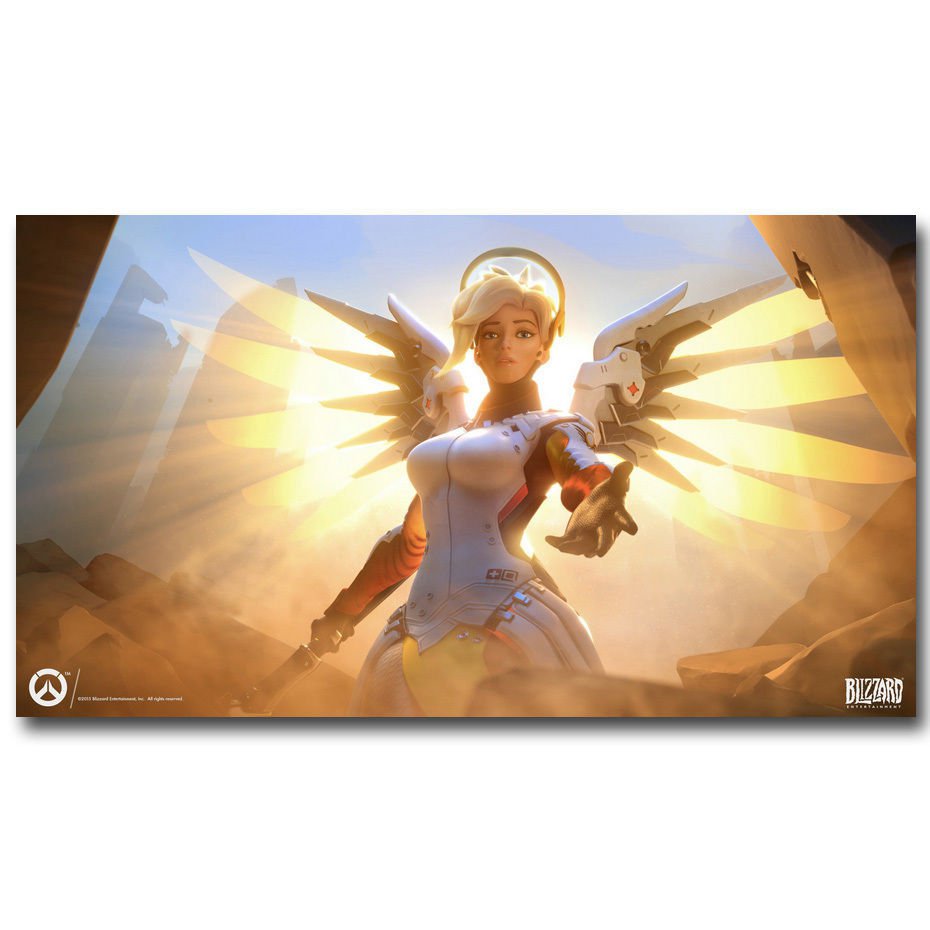 Overwatch OW New Game Poster Print Mercy 32x24