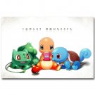Pokemon Anime Poster Pictures Charmander Squirtle 32x24