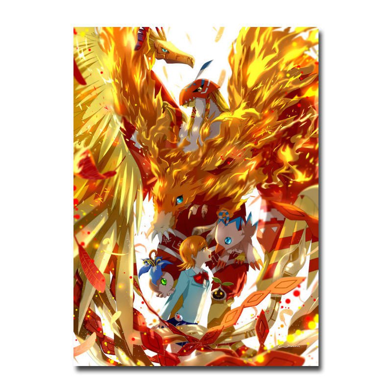 Digimon Adventure Tri Anime Art Poster Picture Piyomon 32x24