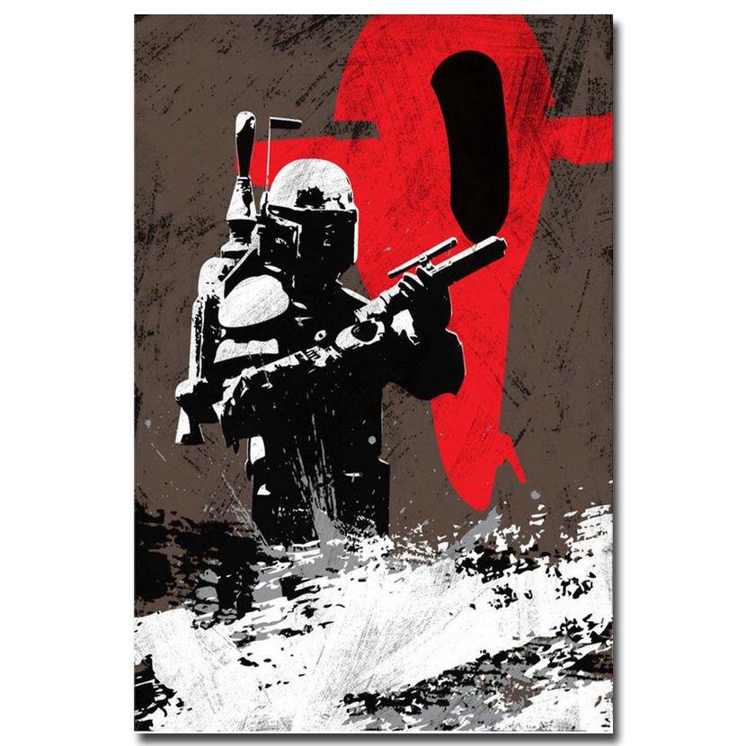 Star Wars 7 The Force Awakens Movie Poster Boba 32x24