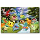 Pokemon Pikachu Playing Cards Anime Poster Pictures 32x24