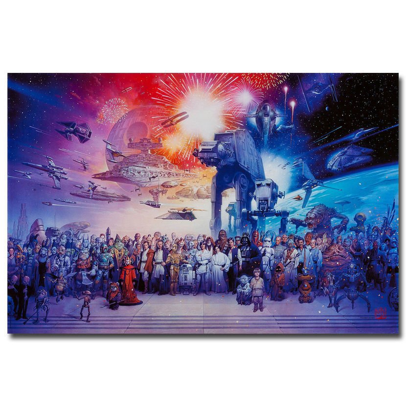 Star Wars Darth Vader Movie Art Poster 32x24