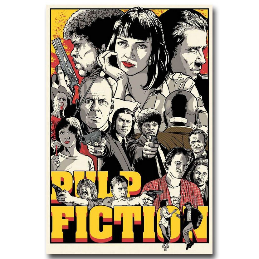 Kill Bill Pulp Fiction Classic Film Poster 32x24