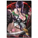 Highschool Of The Dead 2 Busujima Saeko Sexy Anime Girl Poster 32x24