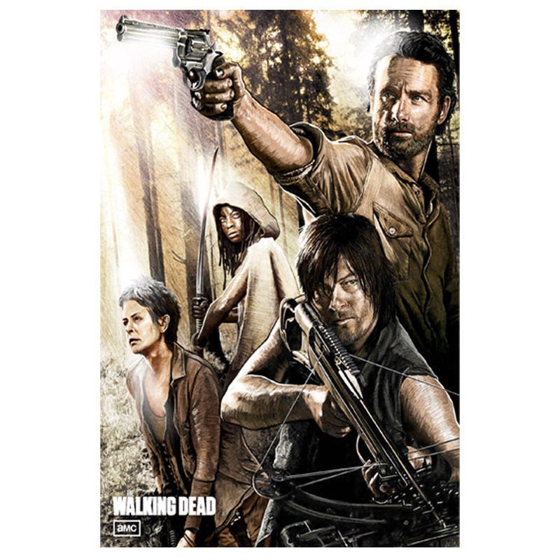 The Walking Dead Season 4 TV Show Art Poster Daryl 32x24
