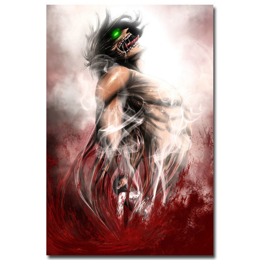 Attack On Titan Hot Anime Art Poster 32x24