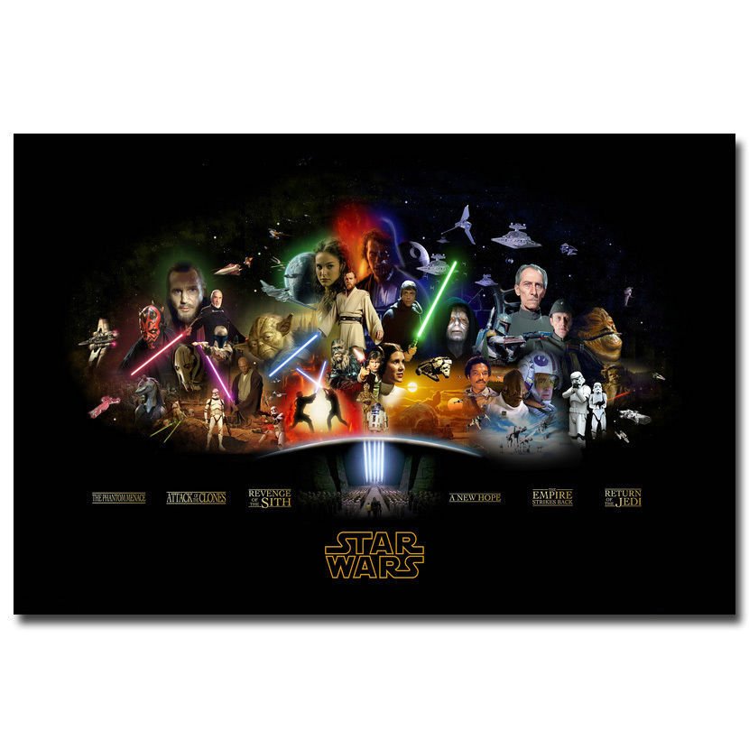 Star Wars Classic Movie Episode 1 6 Art Poster 32x24