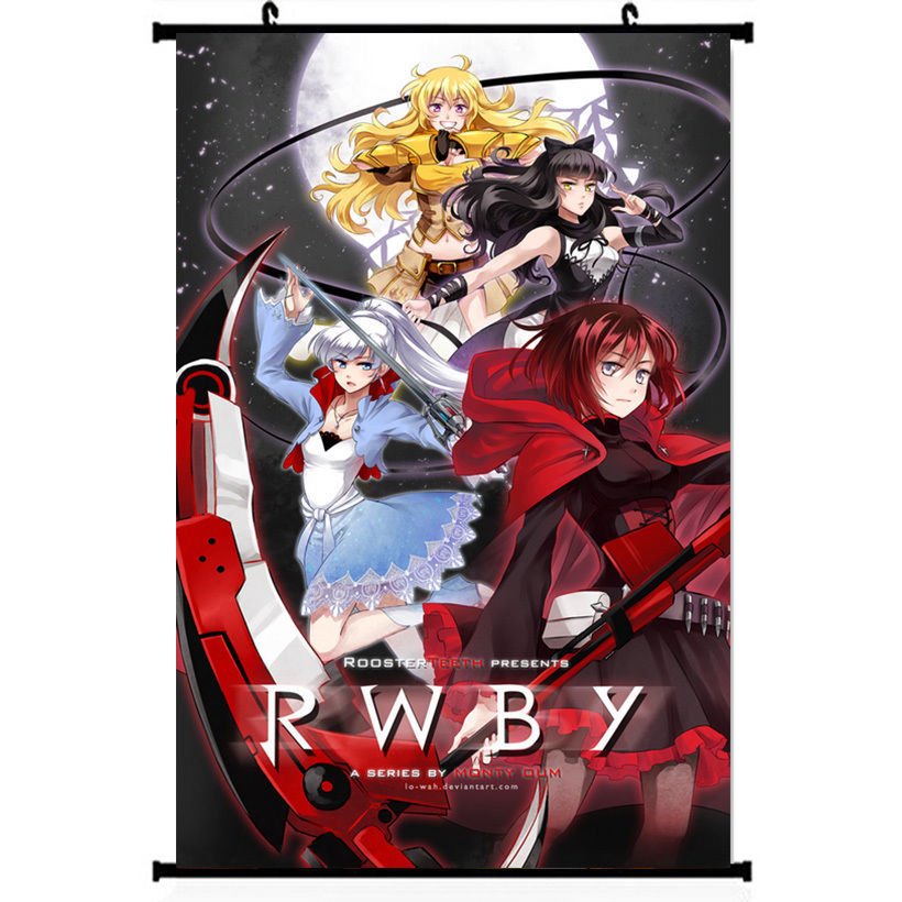 RWBY Volume 2 3 Cartoon Poster Wall Ruby Rose 32x24