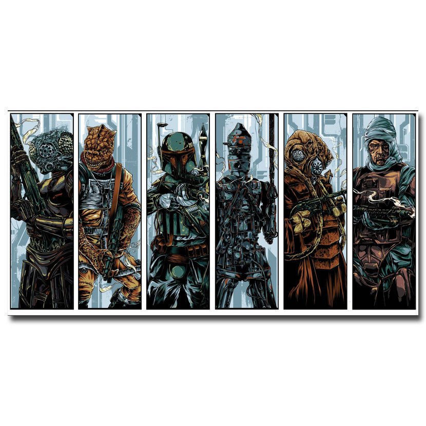Star Wars 7 Boba Fett Bounty Hunter Nice Poster 32x24