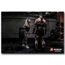 Bodybuilding Fitness Motivational Art Poster Gym Room Decoration 32x24
