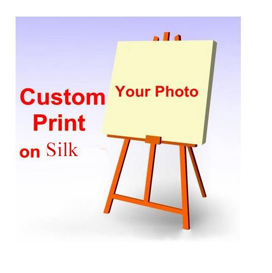Silk Fabric Poster Customized 13x20 24x36 32x48 Custom Your Photo 32x24