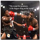 Mike Tyson Motivational Quotes Boxing Fabric Poster Print 32x24