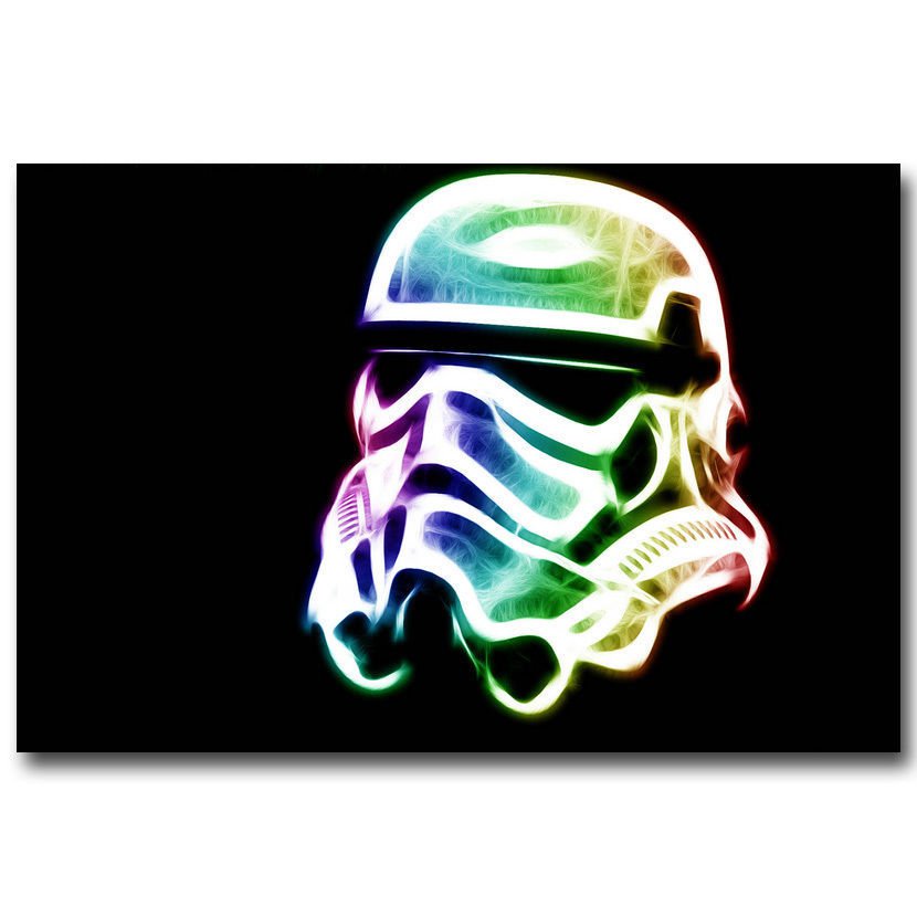Stormtrooper Psychedelic Trippy Poster Star Wars 32x24