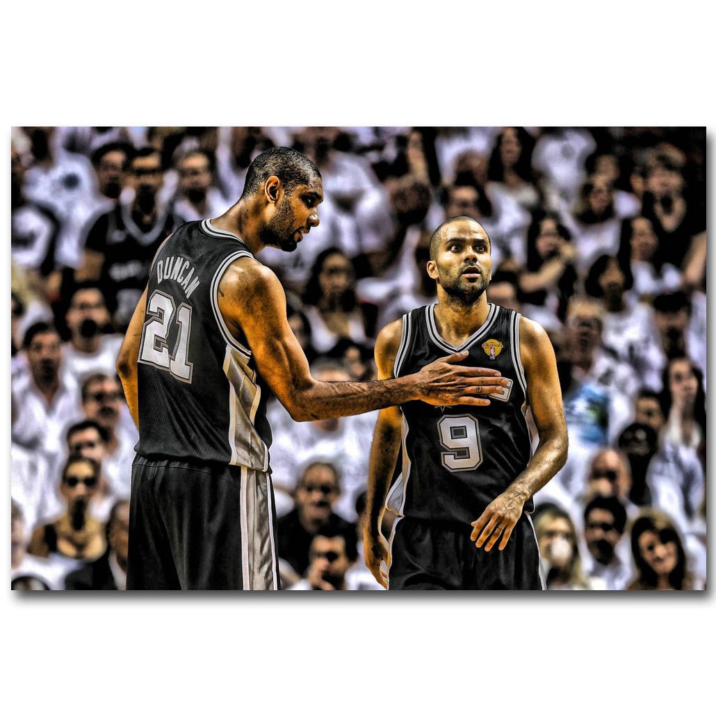 Tim Duncan San Antonio Spurs Basketball Star Poster 32x24
