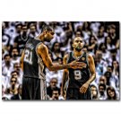 Tim Duncan San Antonio Spurs Basketball Star Poster 32x24