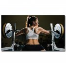 Bodybuilding Fitness Motivational Quotes Poster 32x24