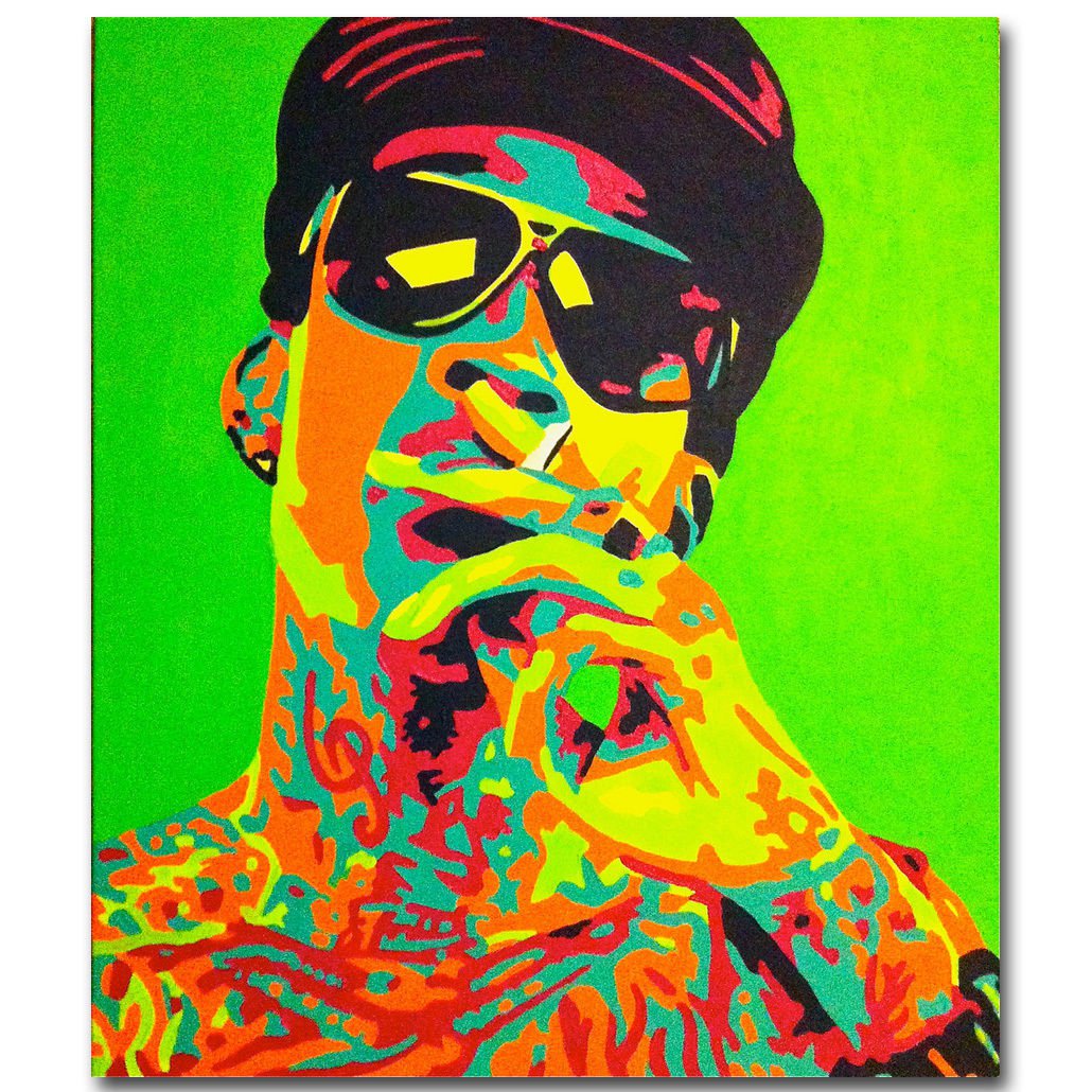 Wiz Khalifa Hot Music Rapper Art Poster Print 32x24