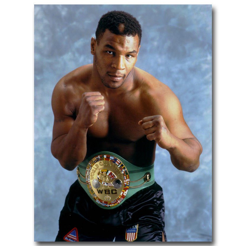 Boxing Legend Mike Tyson Sport Fabric Poster Print 32x24