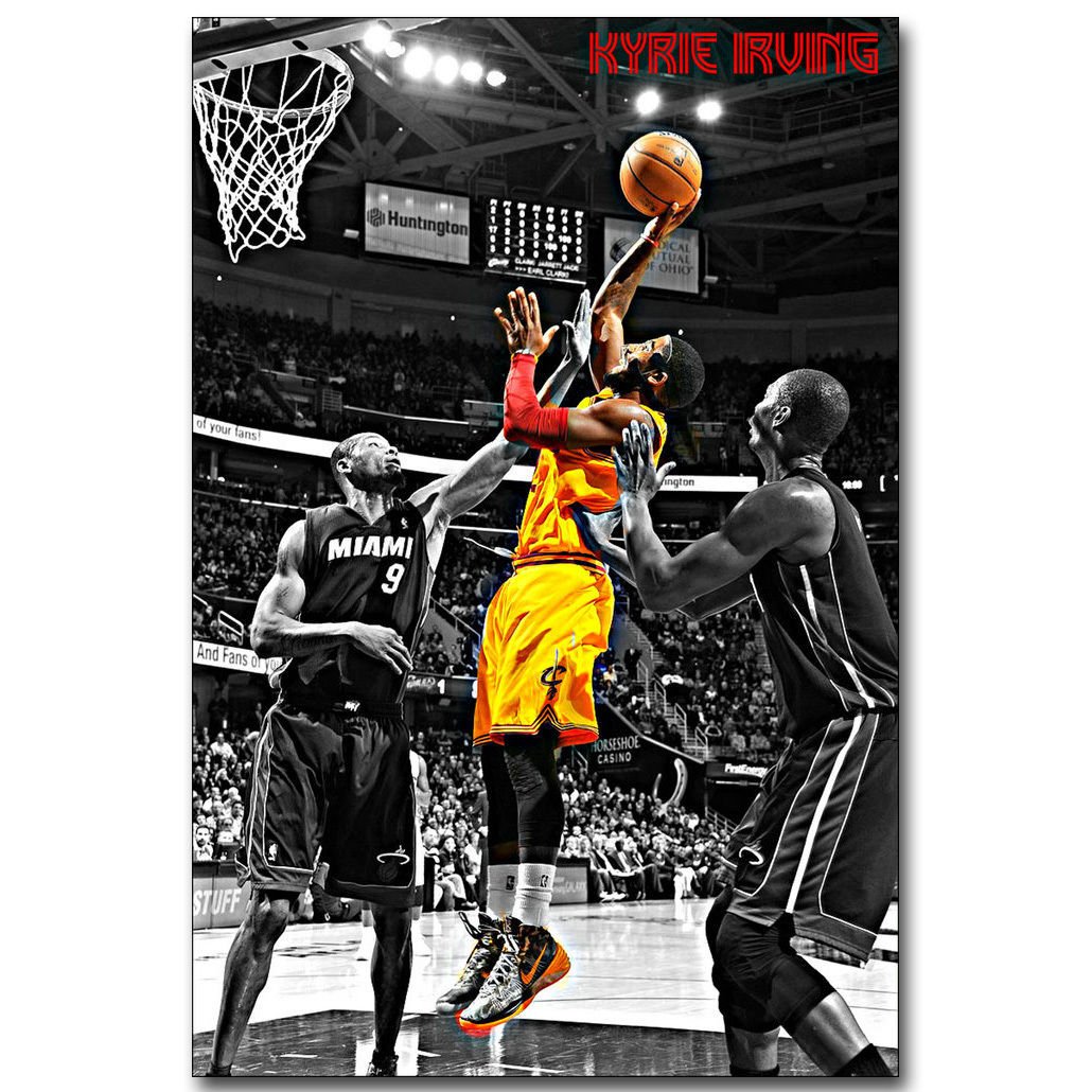 Kyrie Irving Basketball Poster Print 32x24