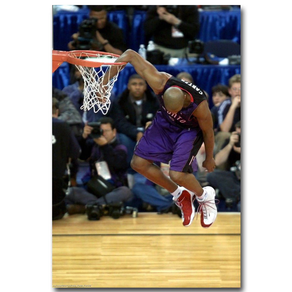 Vince Carter Dunk King Basketball Sports Poster Print 32x24