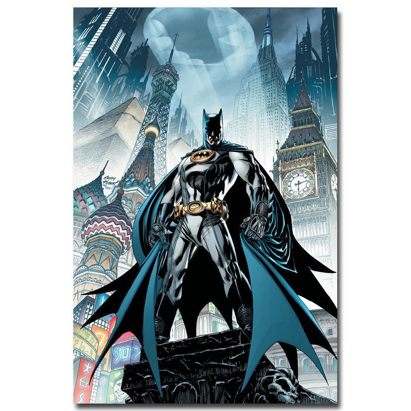 Batman DC Superheroes Comic Art Poster Print 32x24