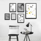 Geometry Abstract Minimalist Art Canvas Poster Picture Modern Decor 32x24