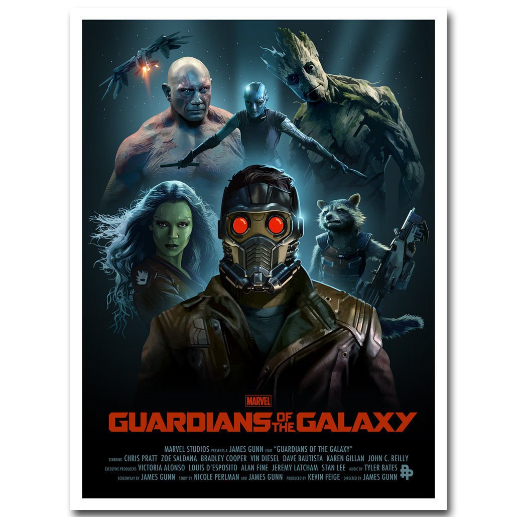 ROCKET Guardians Of The Galaxy Marvel Movie Poster 32x24
