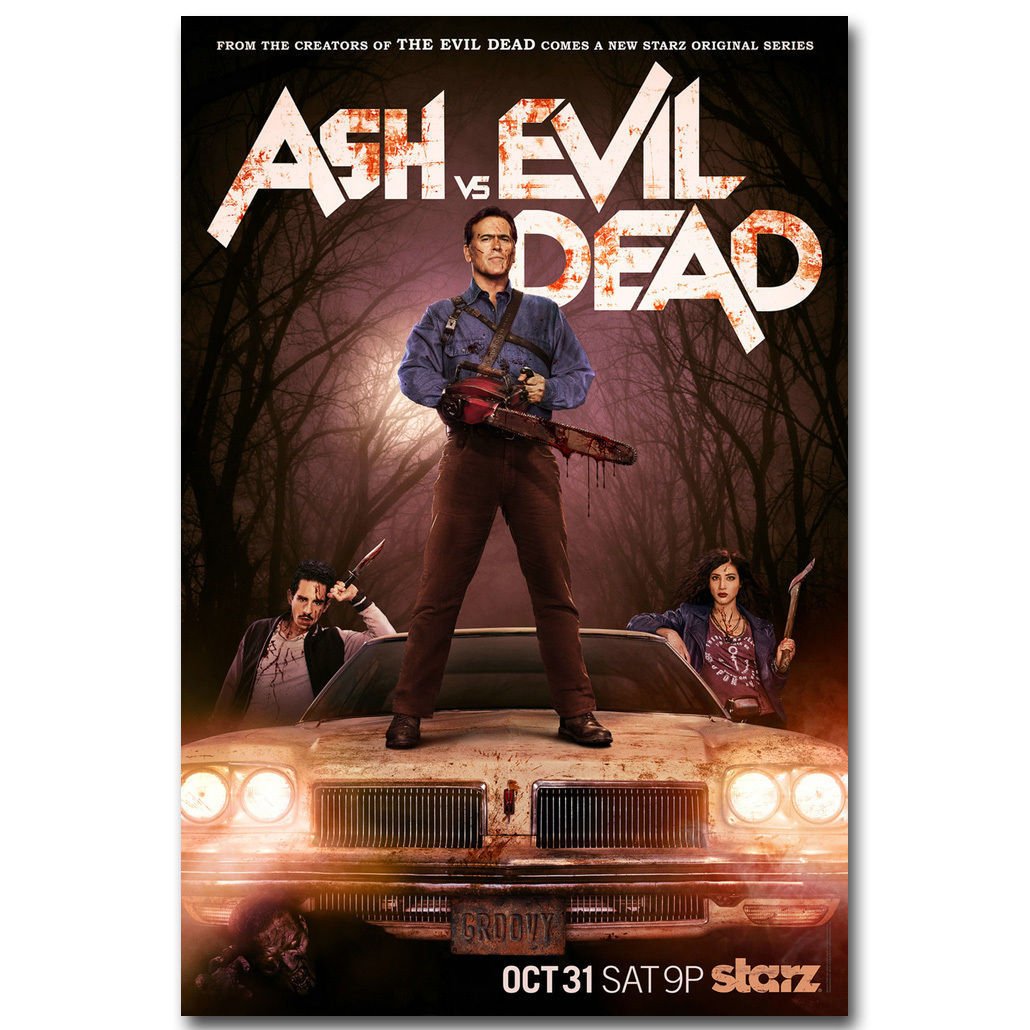 Ash Vs Evil Dead Horror Movie Poster Room Wall Decor 32x24
