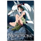 Princess Mononoke Japanese Anime Fabric Poster 32x24