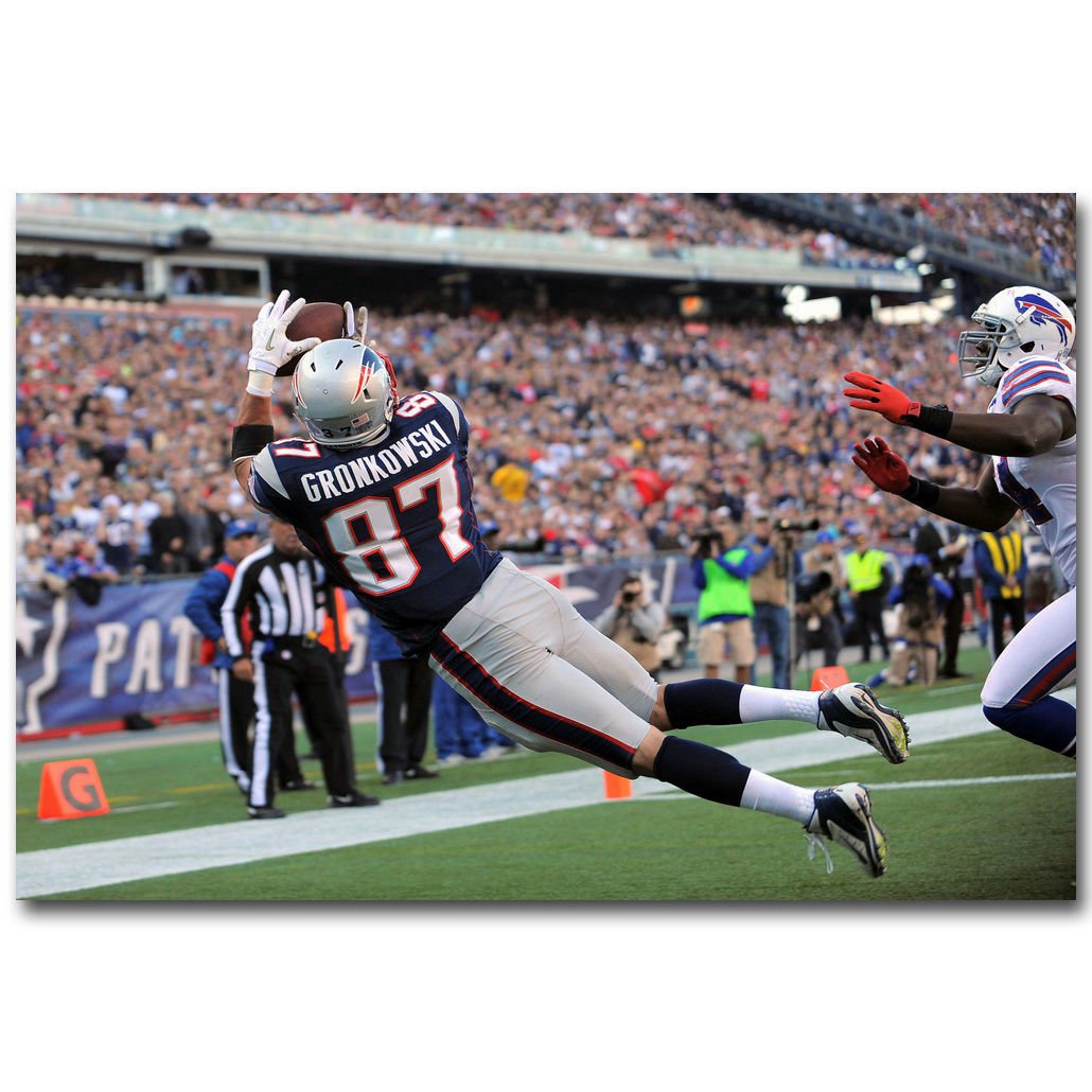 Rob Gronkowski Catch NFL Football Sports Poster 32x24