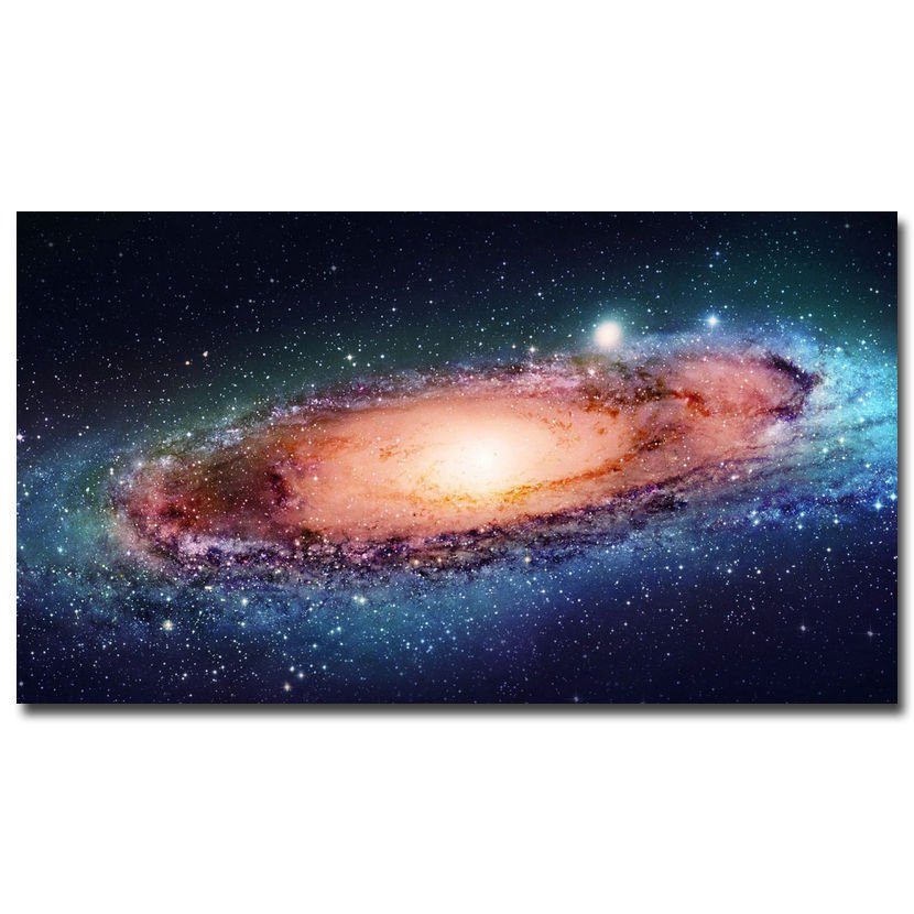 Outer Space Galaxy Stars Nebula Landscape Poster 32x24