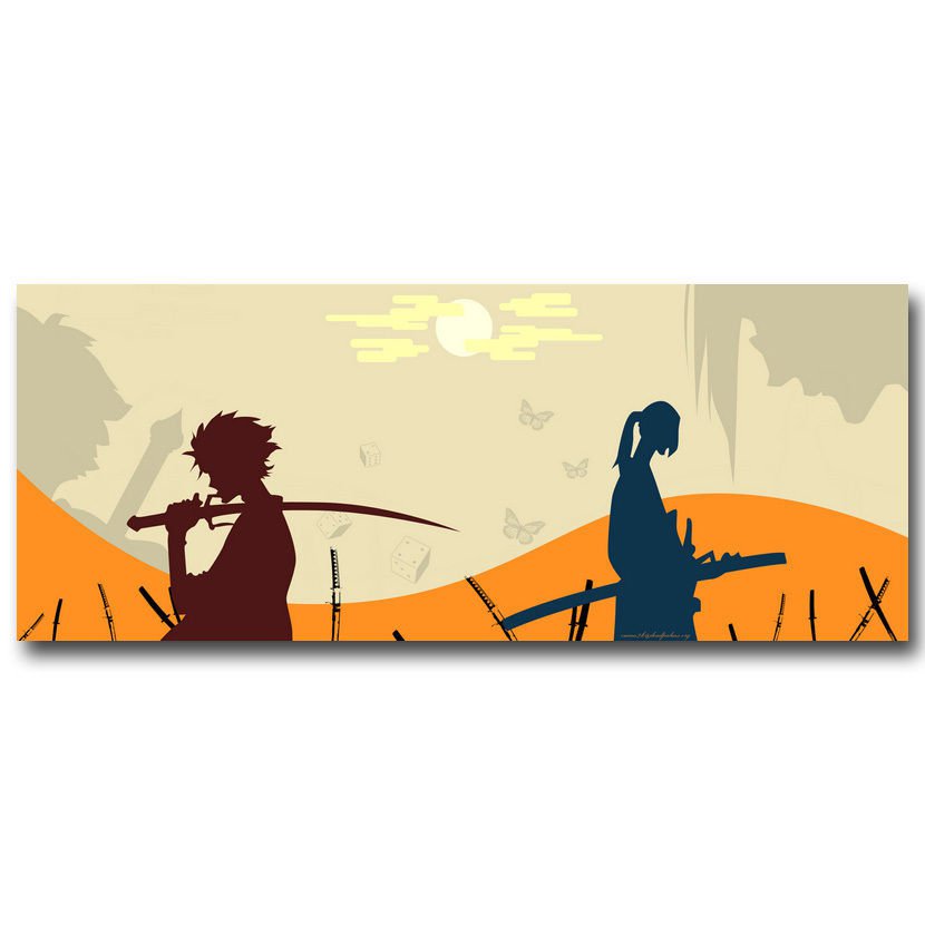 Samurai Champloo Anime Fabric Poster Print 32x24
