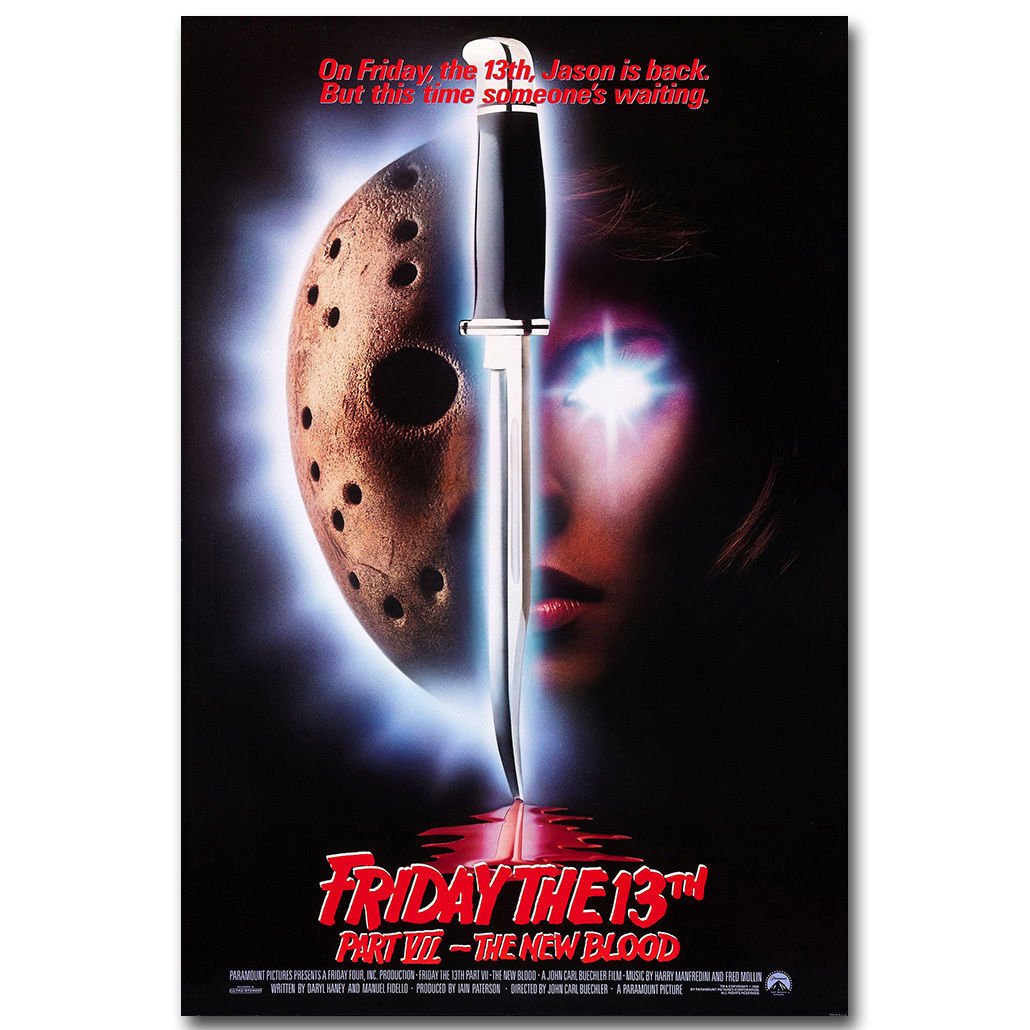 Friday The 13TH Part Vii The New Blood Movie Poster 32x24