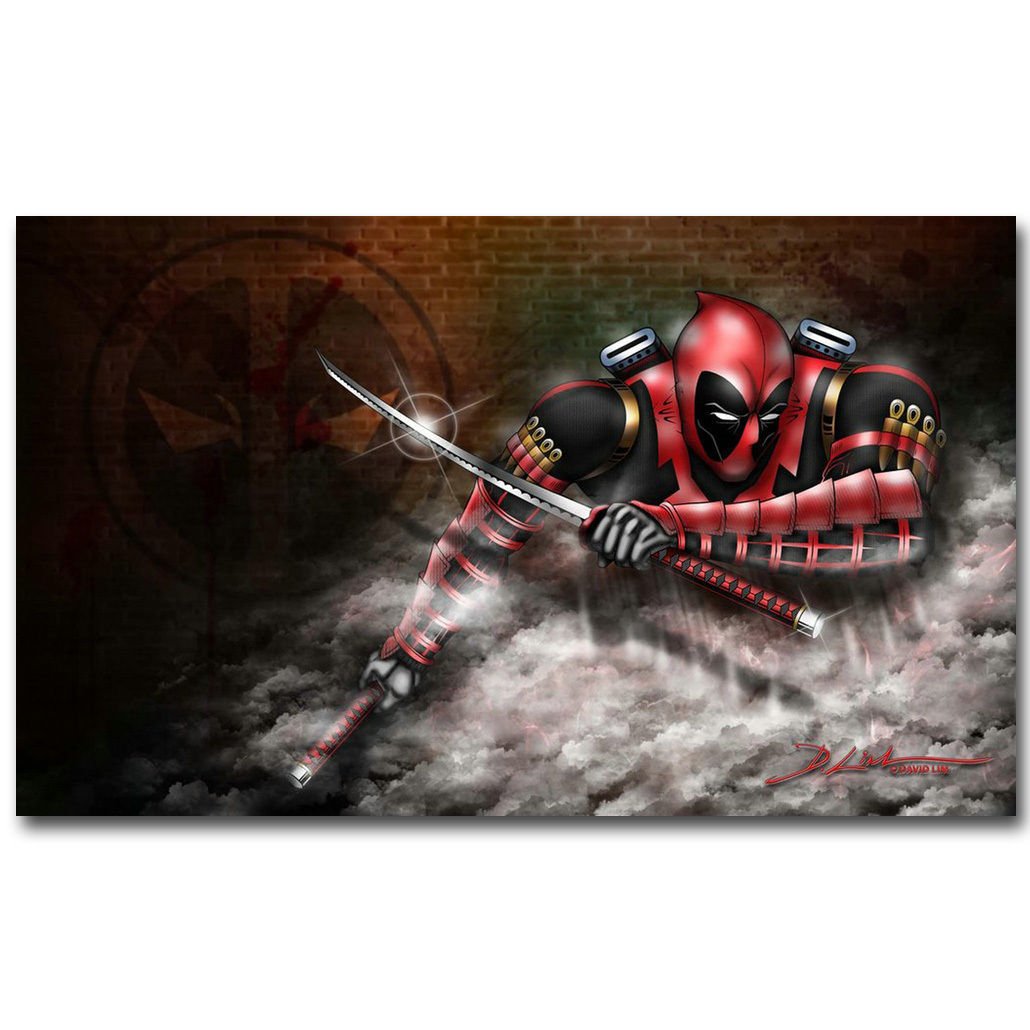 Deadpool Marvel Superheroes Comic Movie Poster Print 32x24