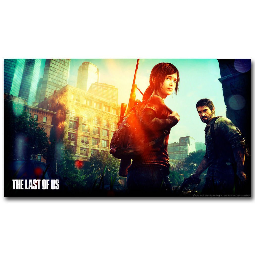 The Last Of Us Hot Games Fabric Poster Print Ellie Joel 32x24