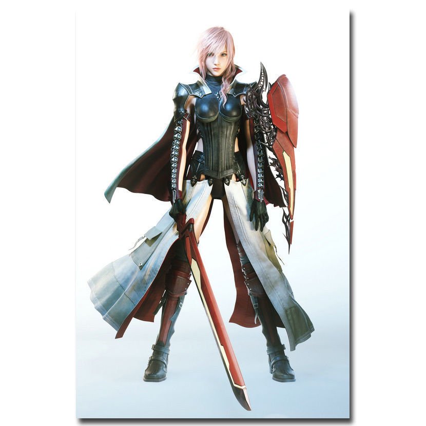 Final Fantasy XV Game Poster Lightning 32x24