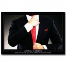 AWESOMENESS Motivational Inspirational Quotes Poster 32x24
