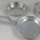 Individual Mirro Aluminum Portable Personal Camping Cook Mess Set Pot Pan
