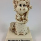 USA 1976 Russ Berrie And Co "My Mom Is The Best" With Flowers And Trophy  9223