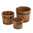 Apple Barrel Planters