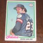 2015 Topps Original Buyback Wayne Garland - 1978 Cleveland Indians