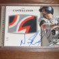 2014 National Treasures Rookie Autograph Jersey Patch Green Nick Castellanos #/5