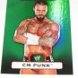 CM PUNK - 2010 Topps WWE Platinum Green Refractor #48 - #078 of 499 made