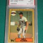 1987 Topps Tiffany Will Clark Rookie Card PSA 9
