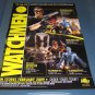 Dc Direct WATCHMEN Figures Promo Poster Ad Sheet The Comedian SILK SPECTRE
