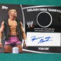TYSON KIDD - 2010 Topps WWE Signature Swatch Autograph Event Worn Shirt #24/25