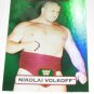 NIKOLAI VOLKOFF - 2010 Topps WWE Platinum Green Refractor #108 - #481 of 499