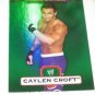 CAYLEN CROFT - 2010 Topps WWE Platinum Green Refractor #124 - #318 of 499 made