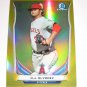 2014 Bowman Chrome Prospects Gold Refractor R.J. Alvarez #36/50